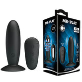 Mr Play Remote Control Vibrating Anal Plug USB Rechargeable Butt Plug with Wireless Remote Black Butt Plugs - Vibrating